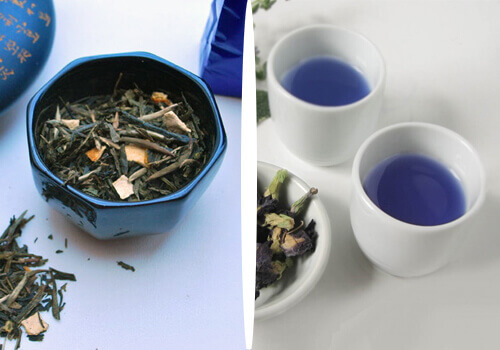 Синий чай для похудения естественным путем
